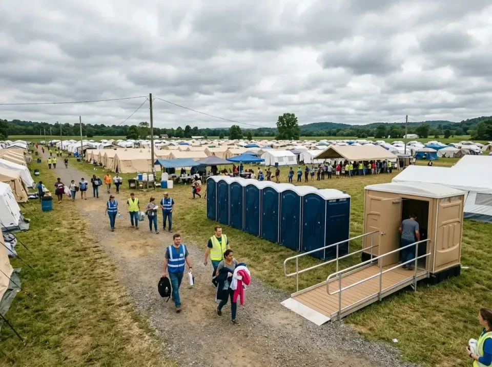disaster-relief-camp-restrooms-010 — frequently asked questions, Dumpster & Portable Bathrooms Rental in Bellefontaine, OH
